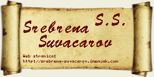 Srebrena Suvačarov vizit kartica